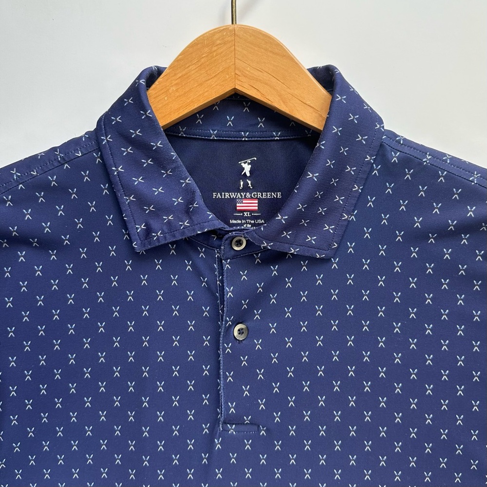 Men’s Fairway & Greene XL performance wear golf polo